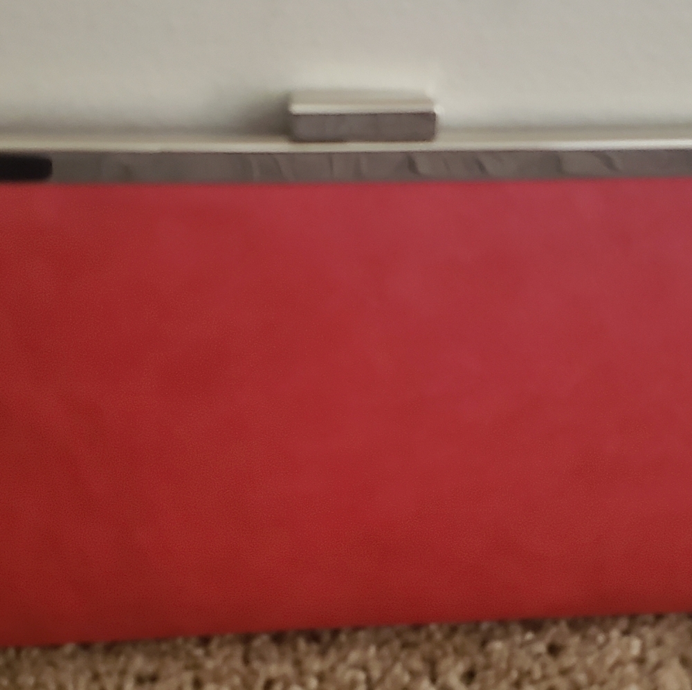 NWT Red Clutch Purse